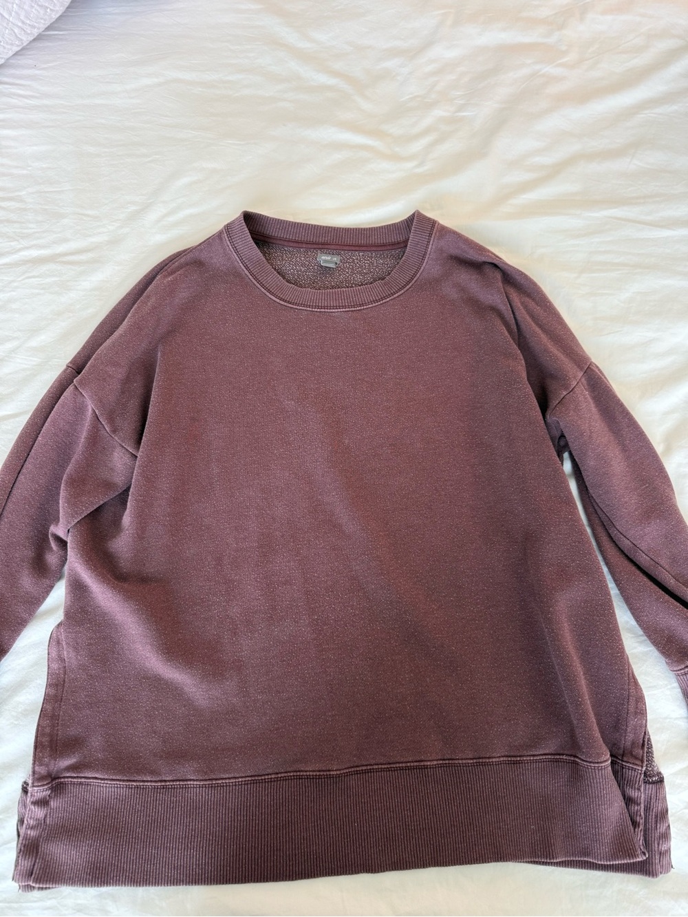 aerie Crewneck Sweater in Plum